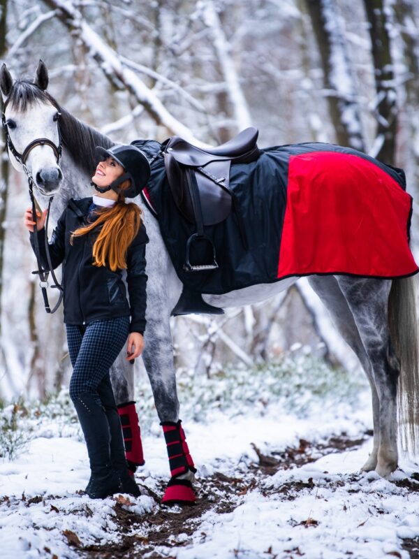 Derka treningowa wodoodporna na polarze