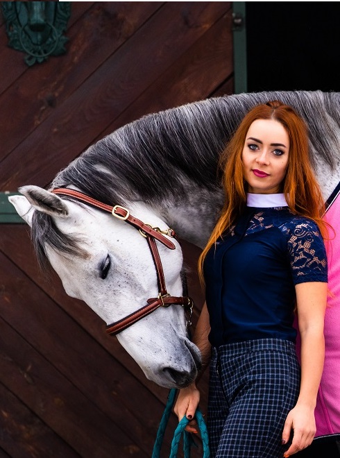 Koszula Konkursowa Eliza Granatowa - obrazek 4