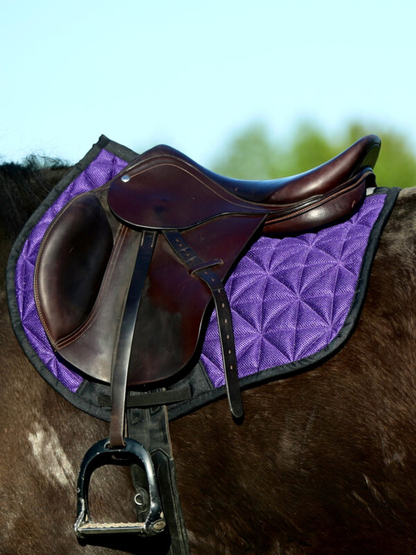 Czaprak Flower Fioletowy