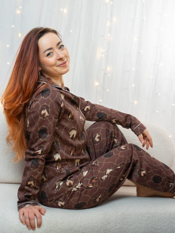 Piżama Damska - Sen Królowej w Księżycowej Stajni