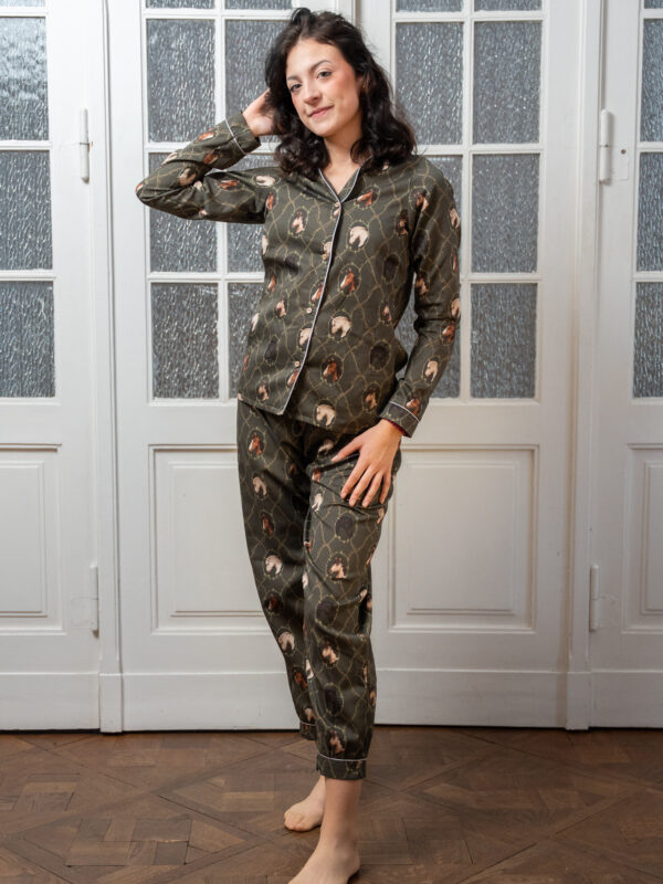 Piżama Damska - Sen Królowej w Księżycowej Stajni