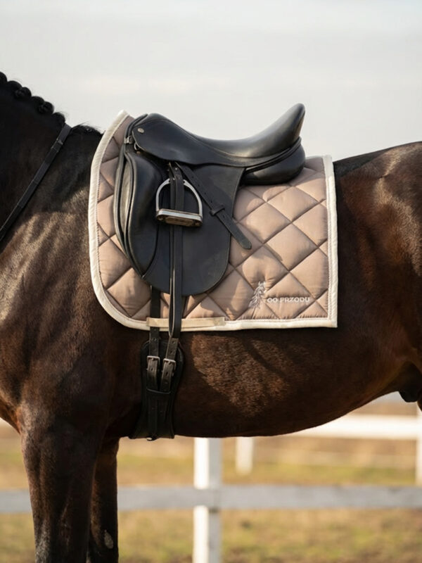 Czaprak Elegant Beżowy Ujeżdżeniowy