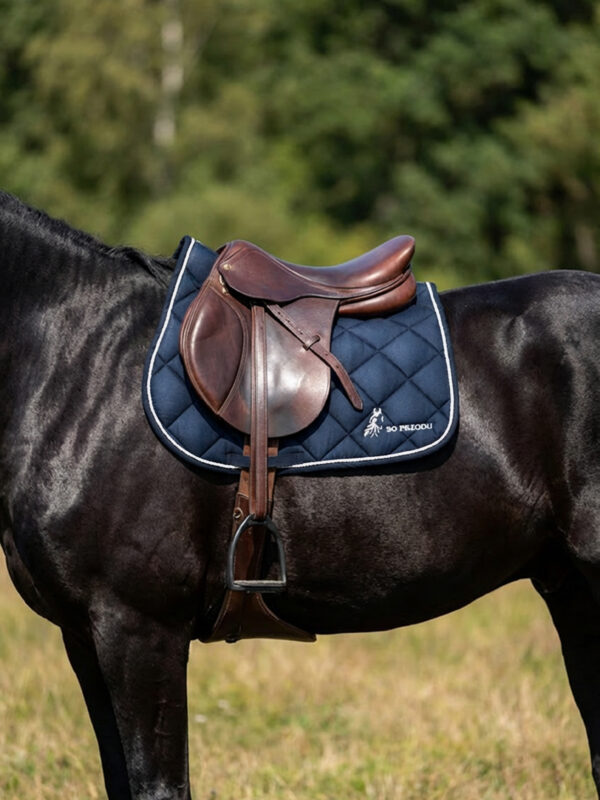 Czaprak Elegant Granatowy Skokowy