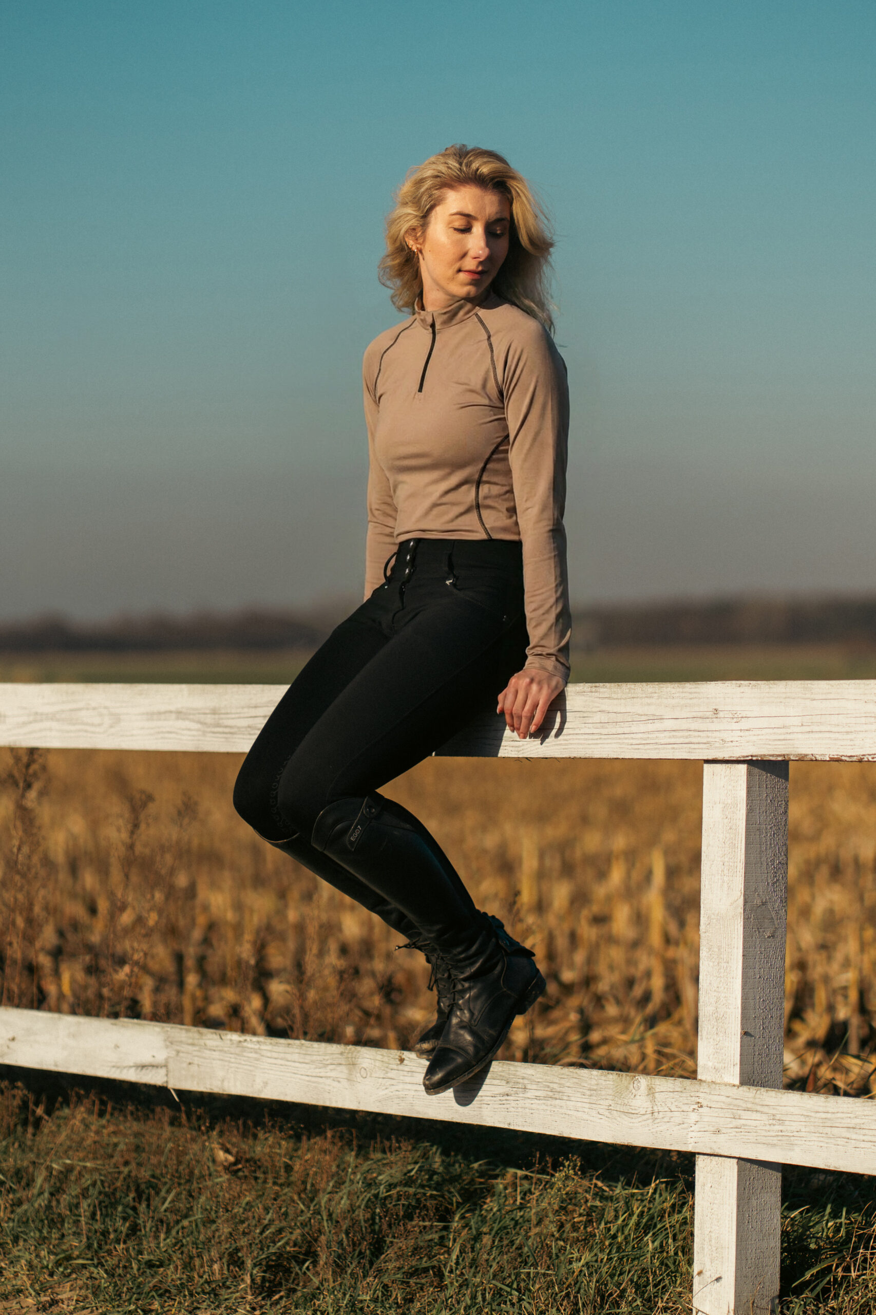 Bluzka Verbena Beżowa - obrazek 3